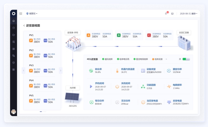 電站軟件UI設計案例