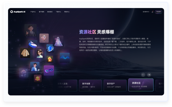 數(shù)字直播AI大模型設(shè)計亮點-左圖右文社區(qū)資源預(yù)覽